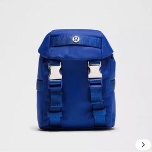 Lululemon Wunderlust Nano Backpack Riverside/Silver Water-Repellent Mini Bag